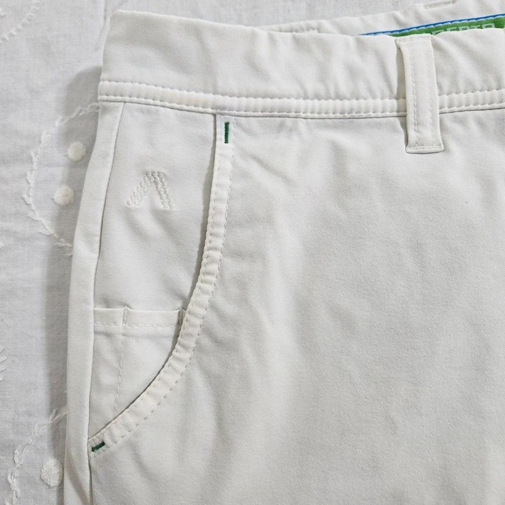Alberto Earnie Golf 3XDRY Cooler Shorts Pickelball Regular Fit Size 48 34W White